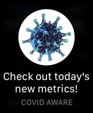 Covid Aware, Data updated notification