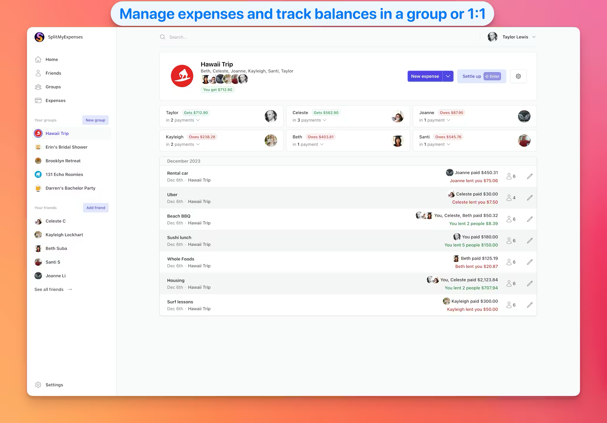 SplitMyExpenses v2 launch